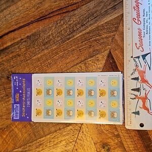 Heartline by Hallmark Kitty Cats Dogs Bear Chick stickers sealed